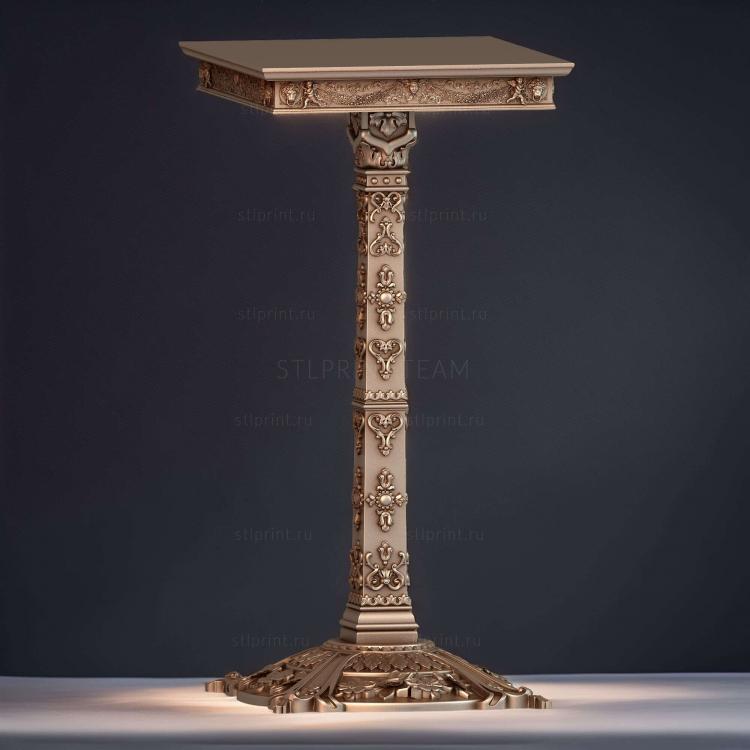 модель столика, 3d stl, для ЧПУ