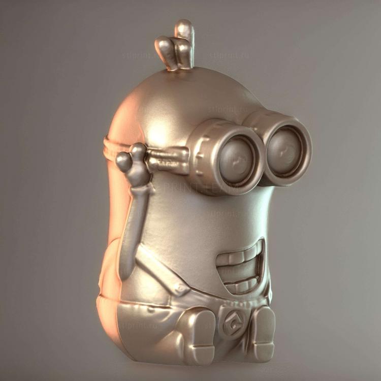 Машущий Миньон 3D