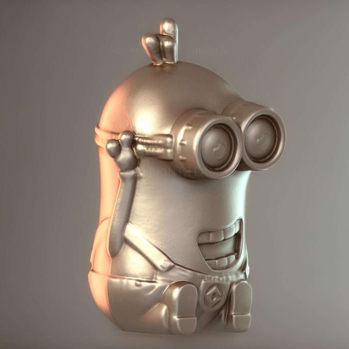 Машущий Миньон 3D