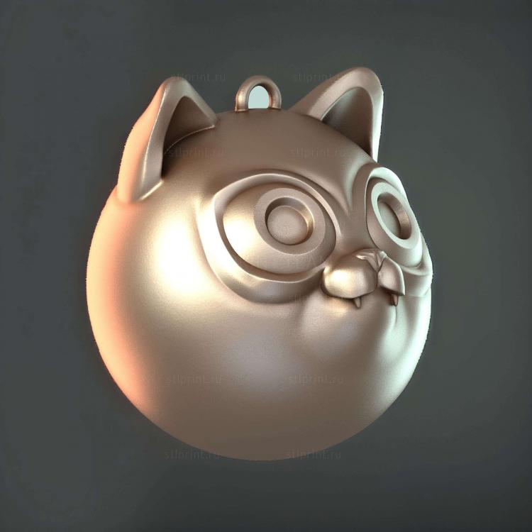 Кошачьи Елочные Украшения Для 3d-Печати 4