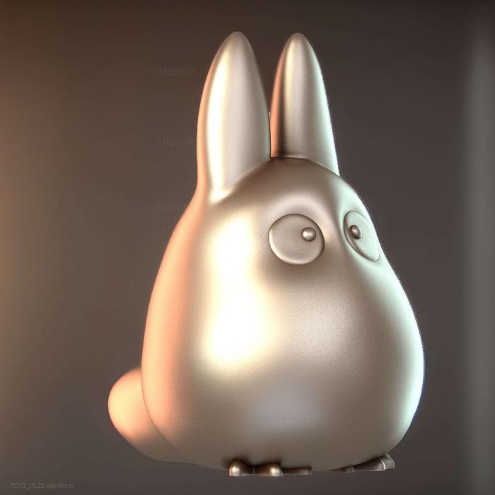 Симпатичный Чиби Торо STL для 3D-печати модели