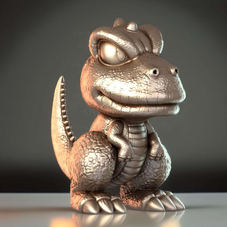 Динозавр STL для 3D-печати