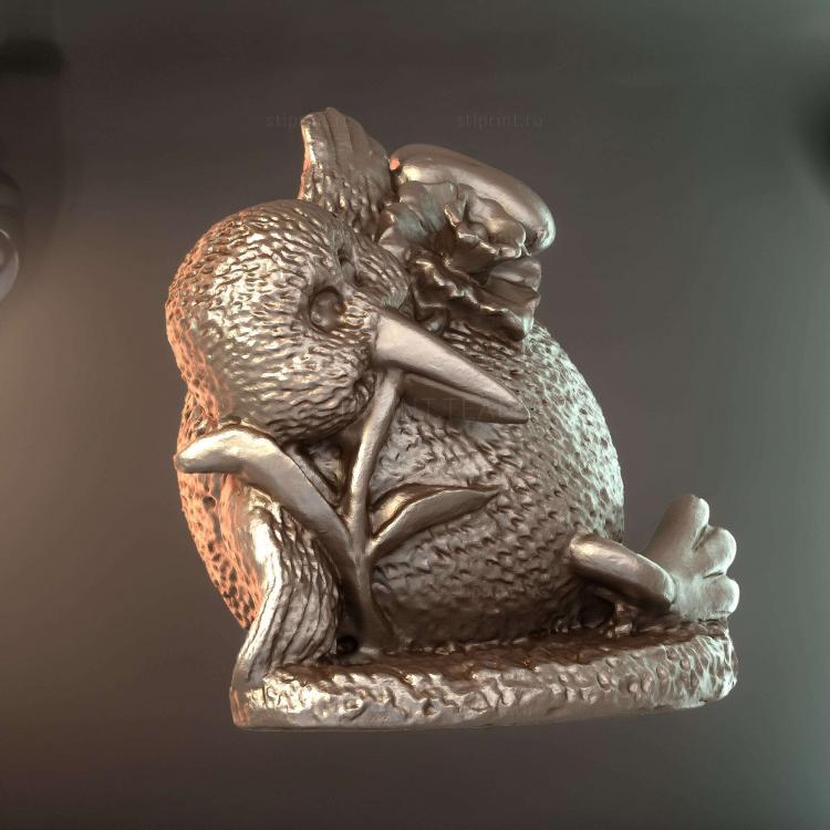 Фигурка птицы Киви для 3D-Печати