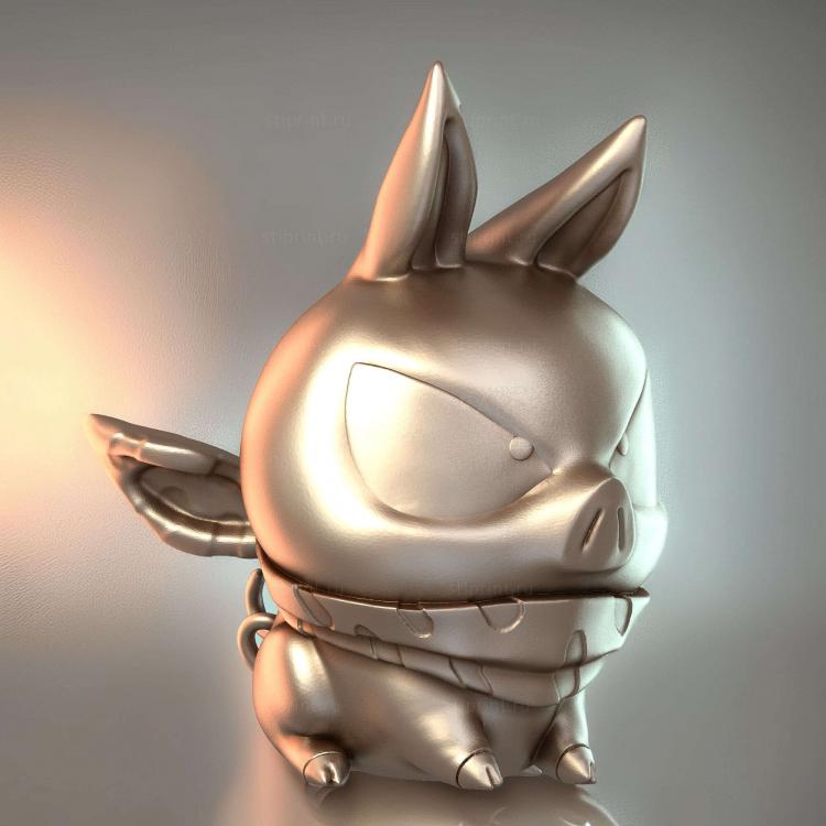 Фан-арт Пи Чана для 3D-печати