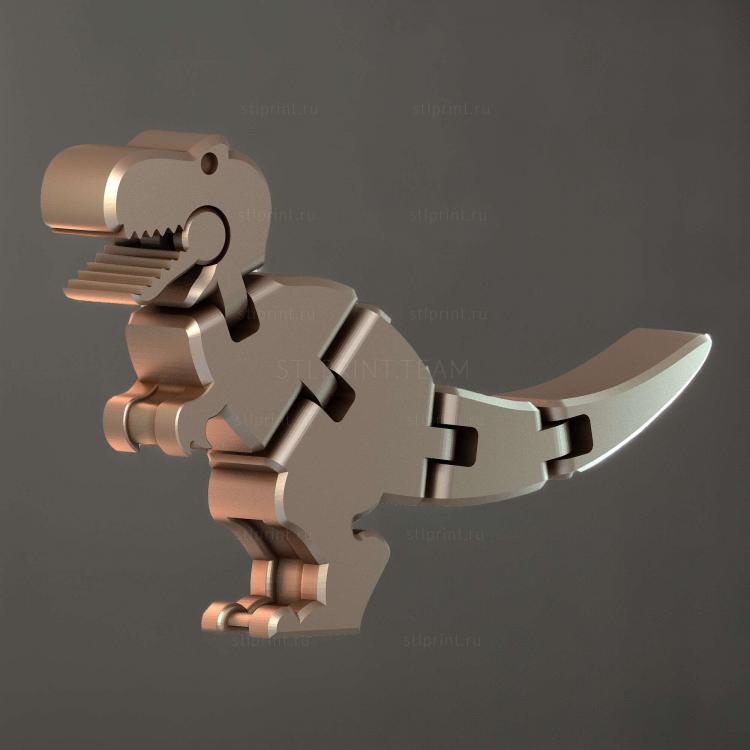 Брелок для Ключей Baby T rex Flexy