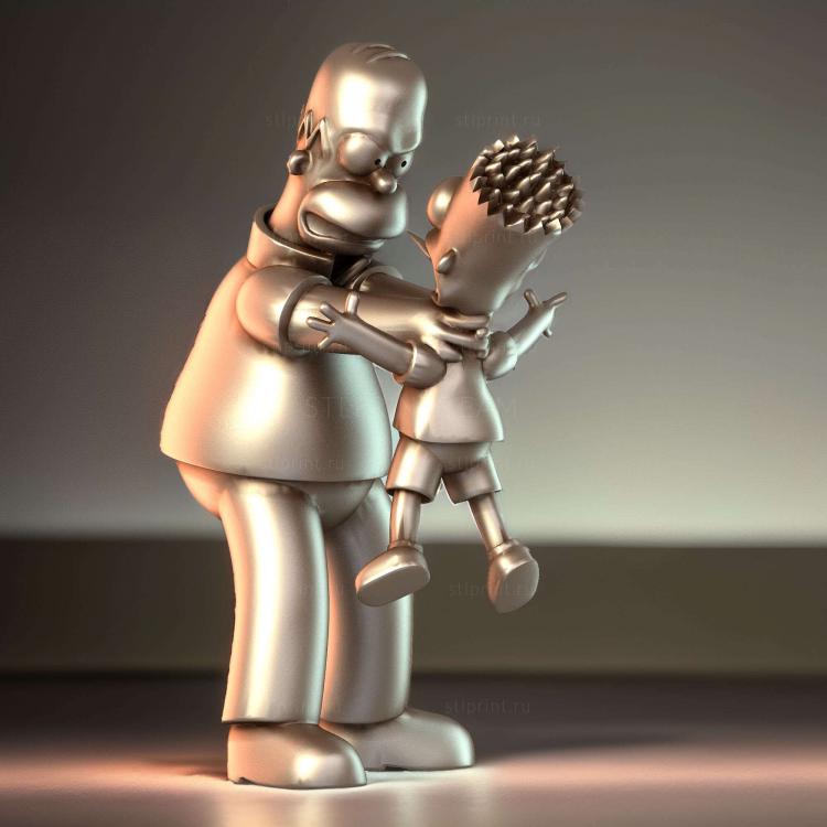 Homer and bart