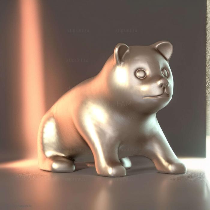 Сидящий щенок1