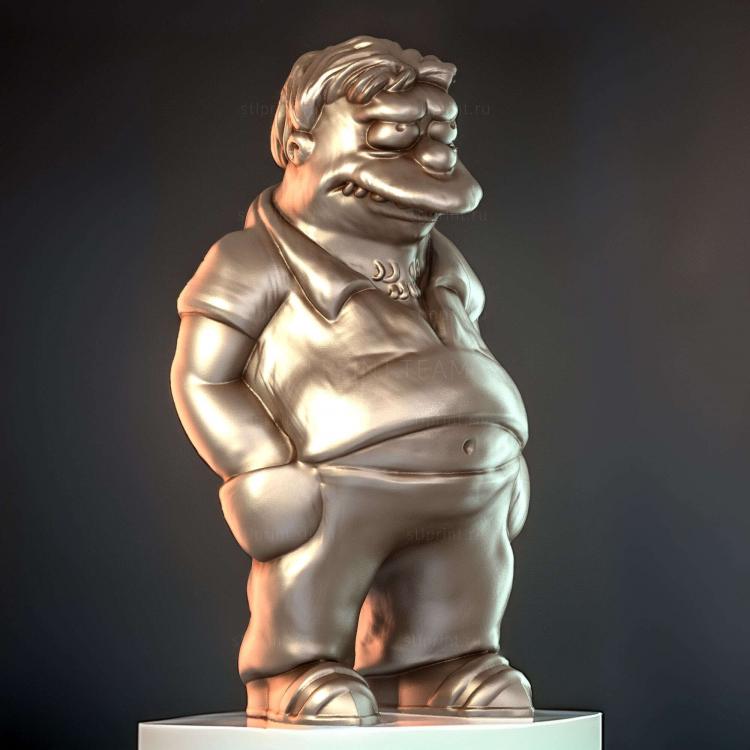 Симпсоны Барни Гамбл