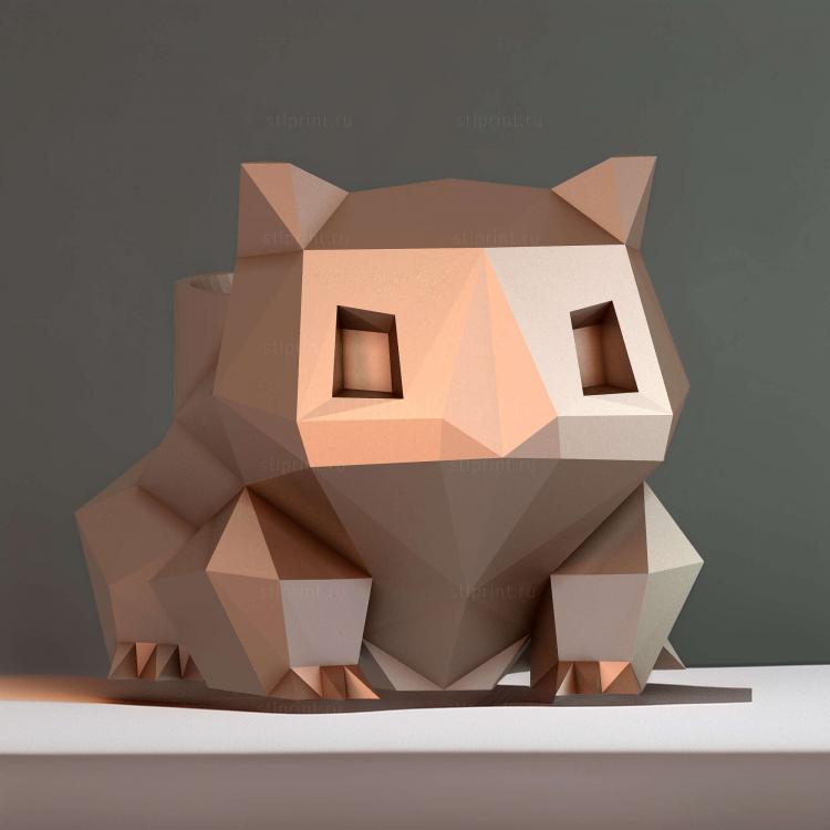 Низкополигональная Сеялка Bulbasaur