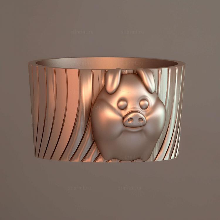 Faja vaso cerdito