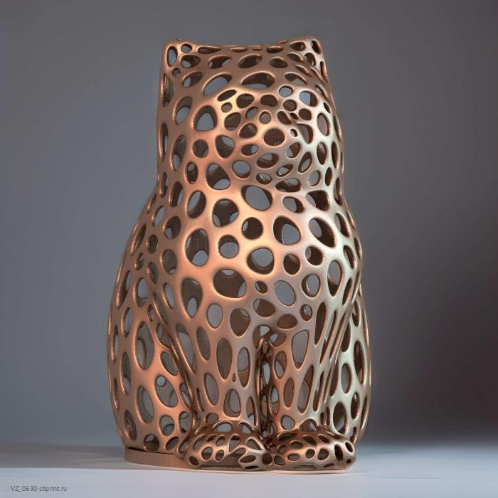 Лазерный Фонарь Cat Voronoi Tealight