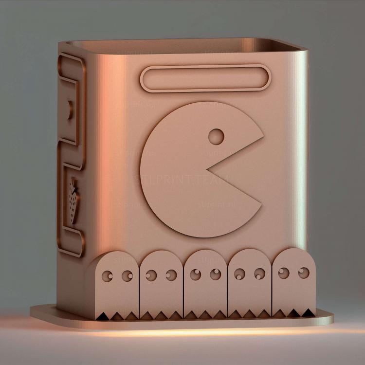 Держатель для карандашей pacman