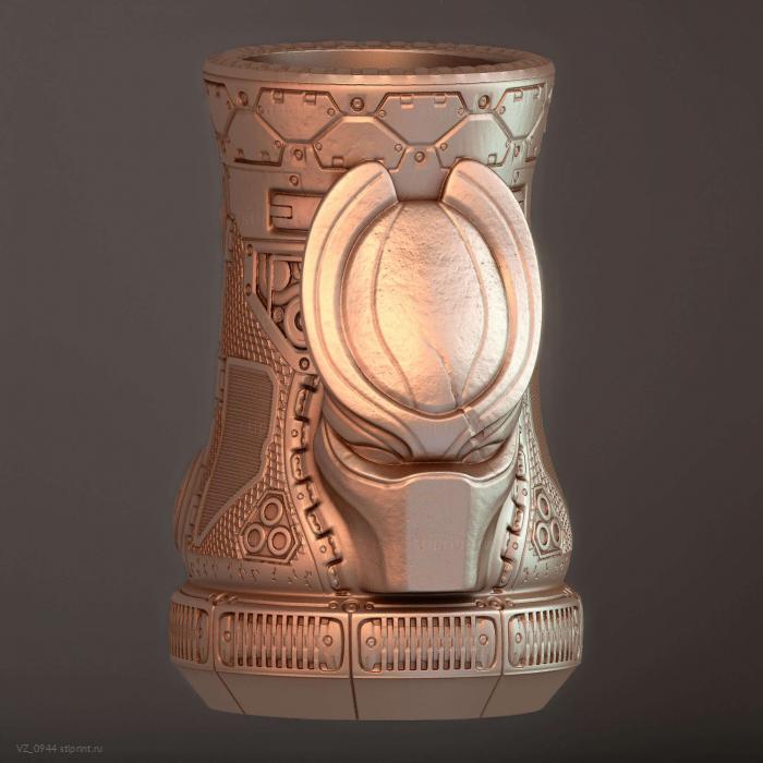 Кружка Хищник БЕЗ РУЧКИ Для Игры В кости