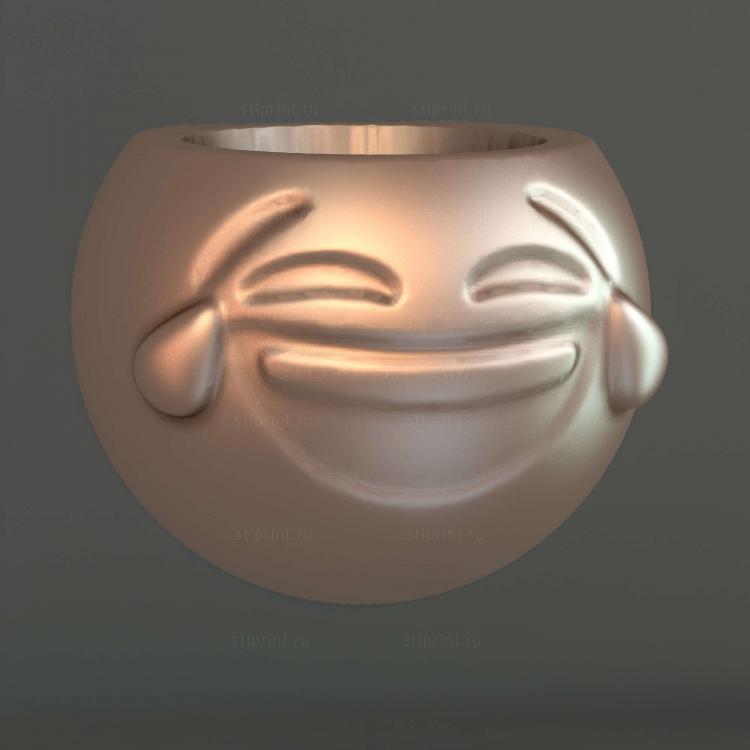 Emoji Gargalhada 2 Parede Aberto