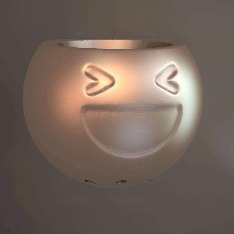 Emoji Haha Parede Aberto Furo Suporte