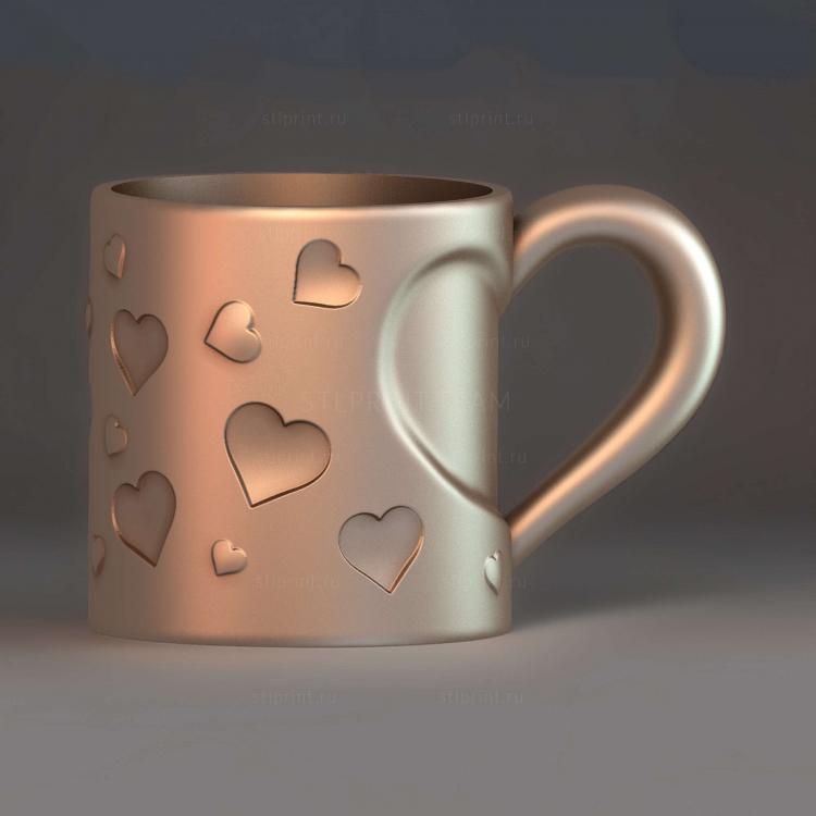 Taza corazones