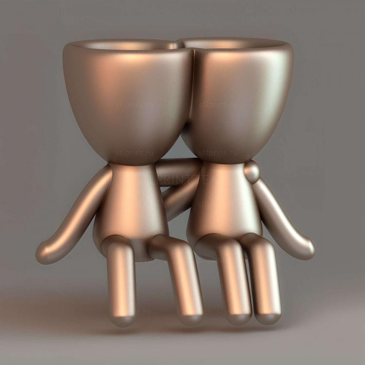 Vaso dia dos namorados 2