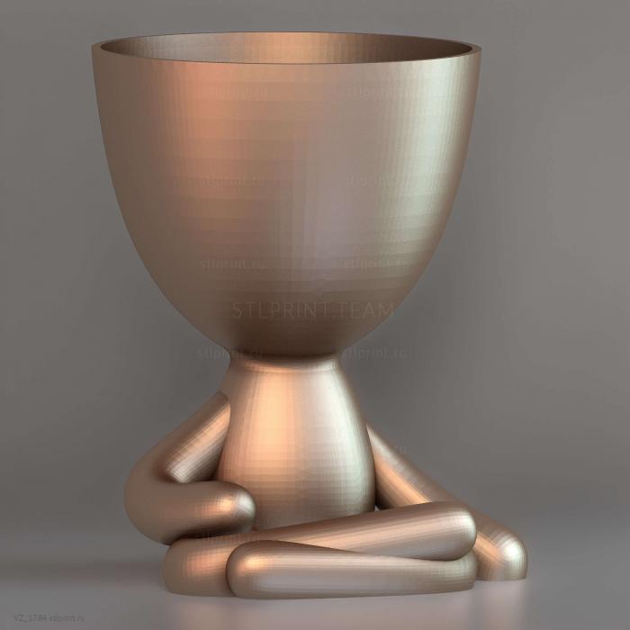 Сосуд Vaso скрещенные ноги